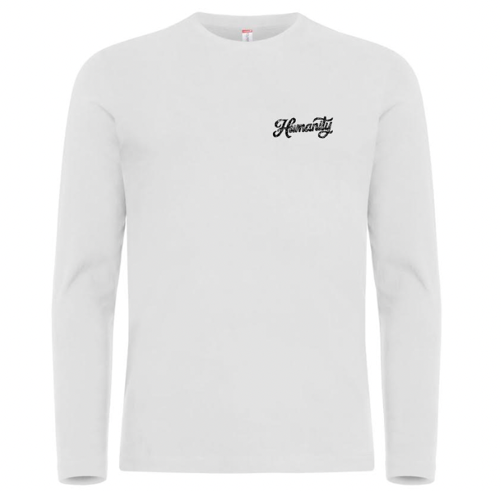 Humanity Peace & Rose Long Sleeve Shirt Wine Red